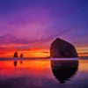 Cannon Beach Sunset Oregon Diamond Painting