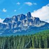 Castle Mountain Banff National Park Of Canada Diamond Painting