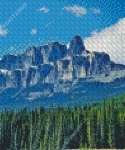 Castle Mountain Banff National Park Of Canada Diamond Painting