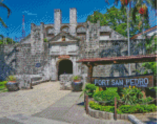 Cebu Fort San Pedro Diamond Painting