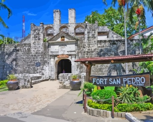 Cebu Fort San Pedro Diamond Painting