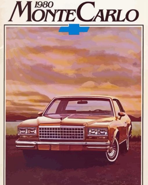 Chevy Monte Carlo Poster Diamond Painting