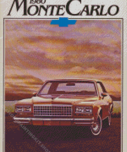 Chevy Monte Carlo Poster Diamond Painting