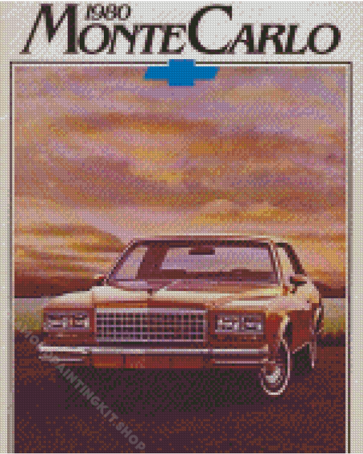 Chevy Monte Carlo Poster Diamond Painting