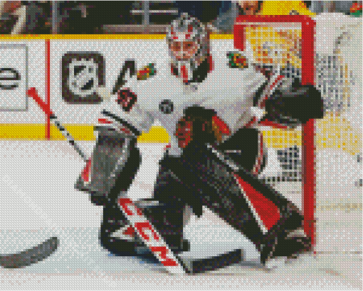 Chicago Blackhawks Goalie Diamond Painting