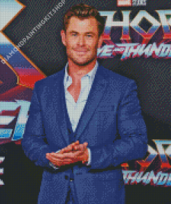 Chris Hemsworth Diamond Painting