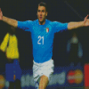 Christian Vieri Italian Football Player Diamond Painting