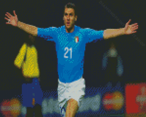 Christian Vieri Italian Football Player Diamond Painting