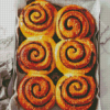 Cinnamon Buns Rolls Diamond Painting