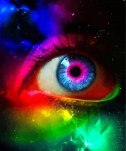 Colorful Eyes Diamond Painting