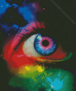 Colorful Eyes Diamond Painting