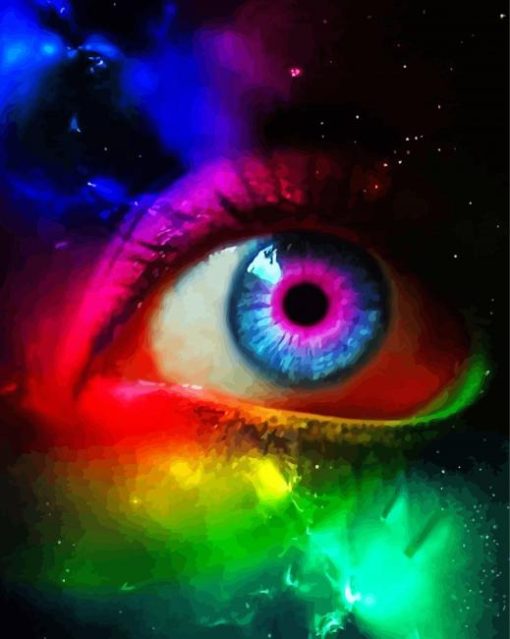 Colorful Eyes Diamond Painting