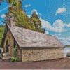 Countryside Castle Cottage Diamond Painting