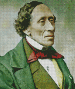 Danish Author Hans Christian Andersen Diamond Painting