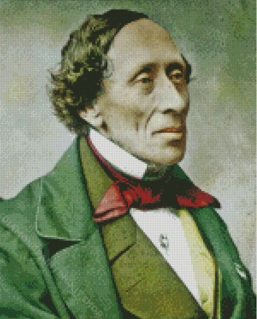 Danish Author Hans Christian Andersen Diamond Painting