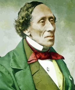 Danish Author Hans Christian Andersen Diamond Painting