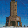 Darwen Tower In Snow Diamond Painting