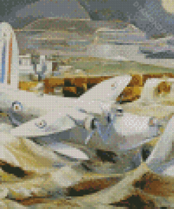 Defence Of Albion Paul Nash Diamond Painting