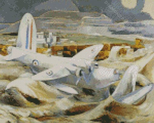 Defence Of Albion Paul Nash Diamond Painting