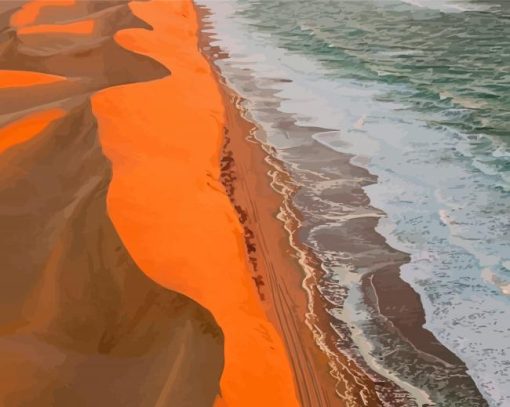 Desert Beach Namibia Diamond Painting