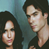 Elena And Damon The Vampire Diaries Diamond Painting