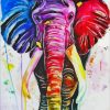 Elephant Colorful Diamond Painting