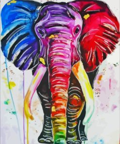 Elephant Colorful Diamond Painting