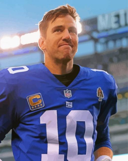 Eli Manning Diamond Painting