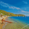 English Harbour Beach Diamond Painting