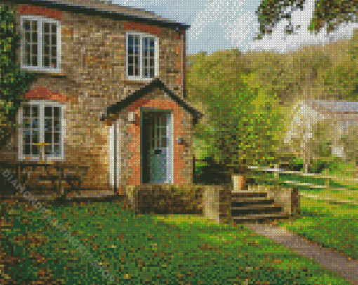 Farm Cottage Diamond Painting