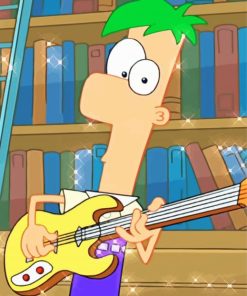 Ferb Fletcher Guitarist Diamond Painting