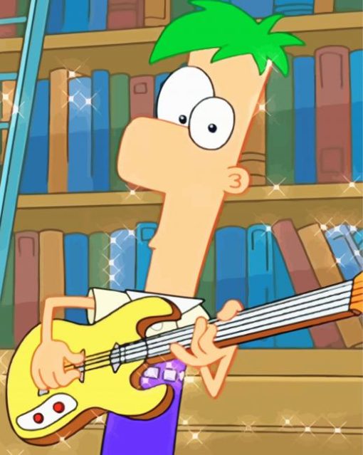 Ferb Fletcher Guitarist Diamond Painting