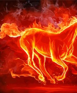 Fire Horse Diamond Painting