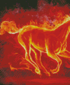 Fire Horse Diamond Painting