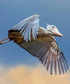 Flying Shoebill Diamond Painting