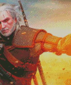 Geralt Of Rivia Art Diamond Painting