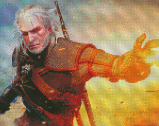 Geralt Of Rivia Art Diamond Painting