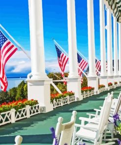 Grand Hotel Mackinac Island Diamond Painting