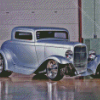 Grey 32 Ford Car Diamond Painting