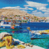 Halki Harbour Diamond Painting