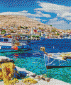 Halki Harbour Diamond Painting