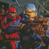 Halo Reach Characters Diamond Painting