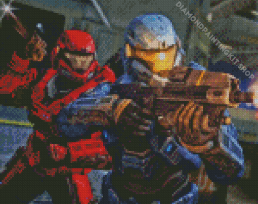 Halo Reach Characters Diamond Painting