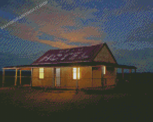 Home In Outback Australia At Night Diamond Painting