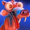 Ice Age Scrat Squirrel Character Diamond Painting