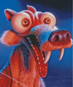 Ice Age Scrat Squirrel Character Diamond Painting