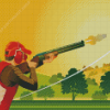 Trap Shooting Diamond Painting