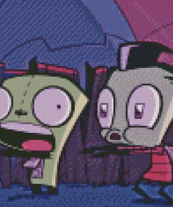 Invader Zim Diamond Painting