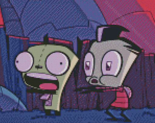 Invader Zim Diamond Painting