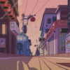 Japanese Anime Street Diamond Painting